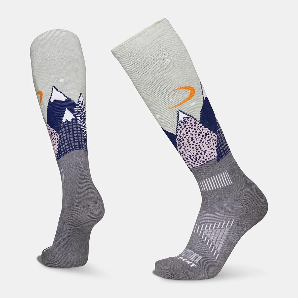 Kids' Light Cushion Snowy Mountains Snow Sock LE BENT