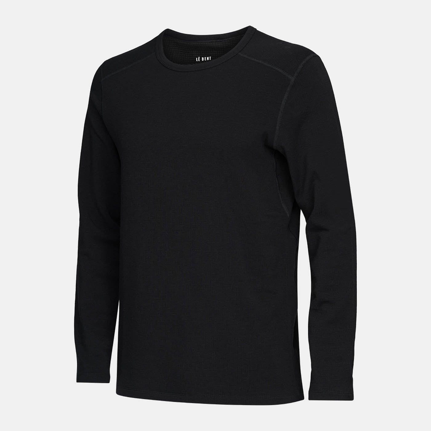 Le Bent *25W*  Mens Heavyweight Antarctic Grid Fleece Crew LE BENT