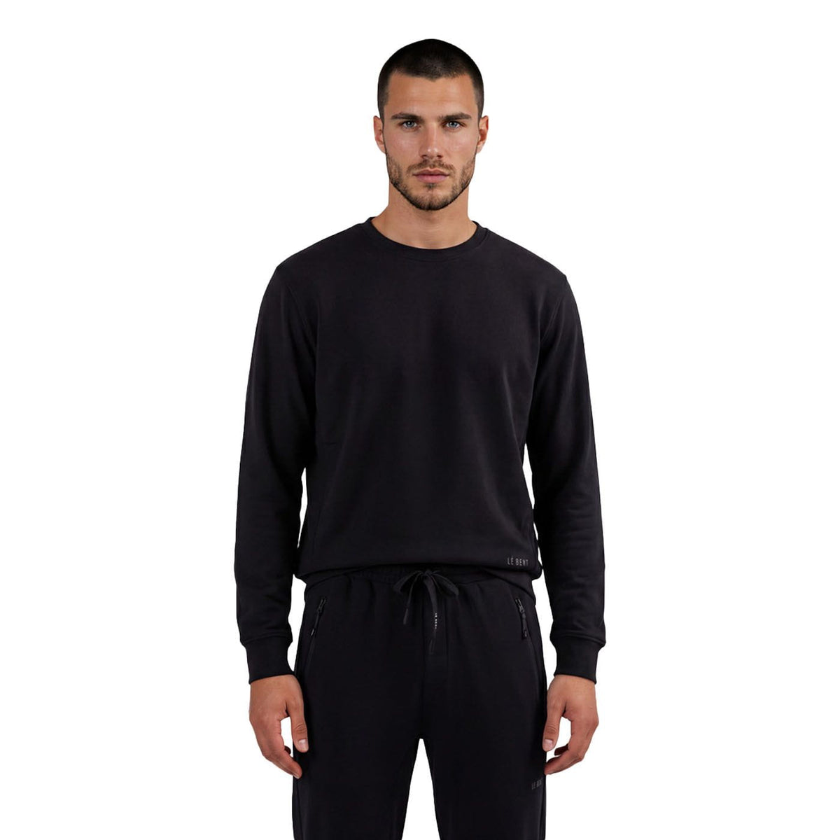 Men's Heavyweight Grid Fleece Sweater LE BENT