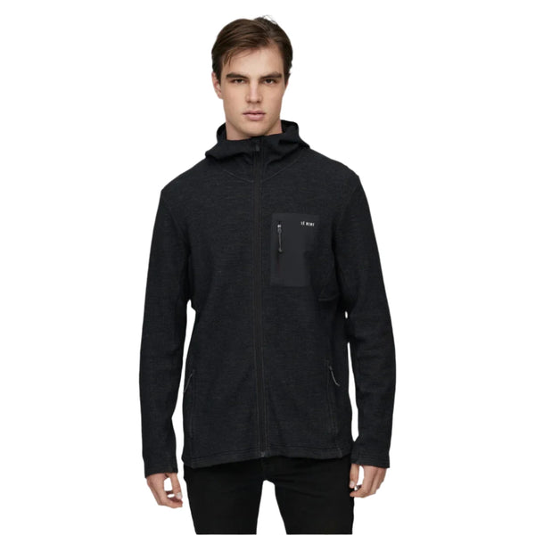 Men's Sentinel Midweight Waffle Knit Zip Hoody LE BENT
