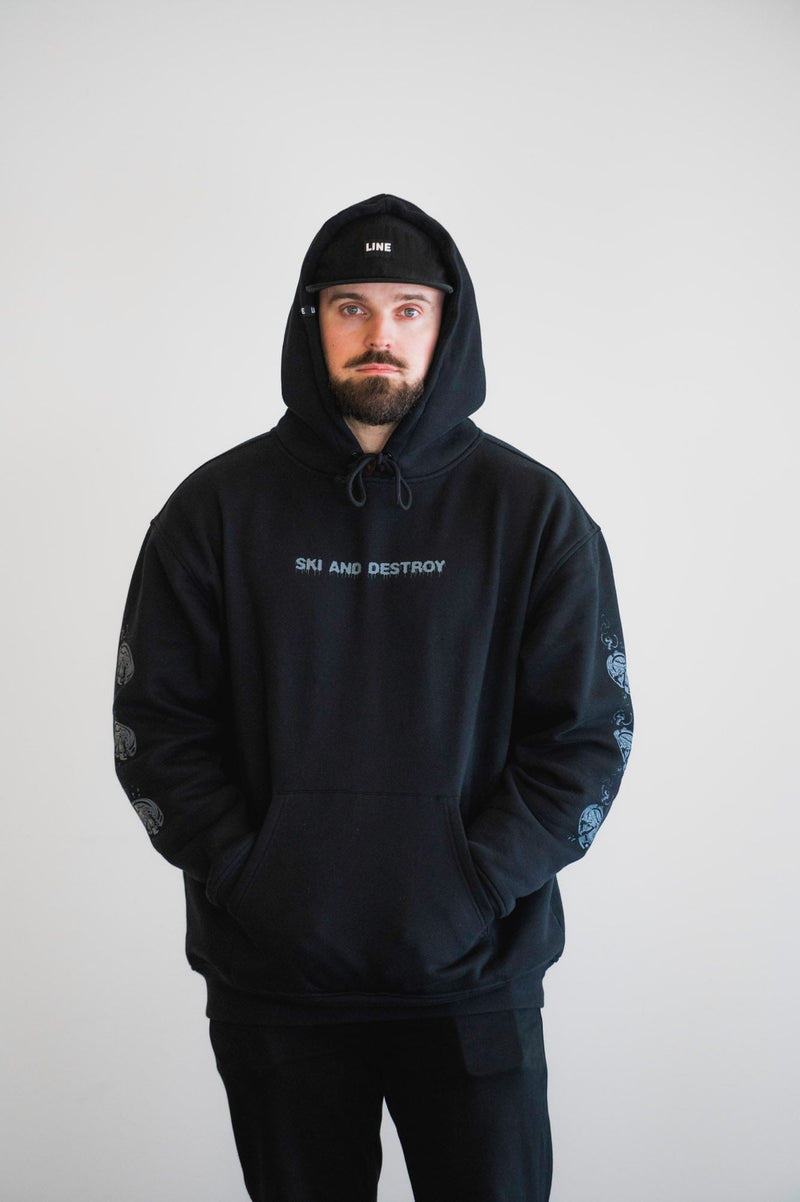 LINE CLOTHING - Men - Apparel - Top LINE *23W*  Men's Ski & Destroy Hoodie