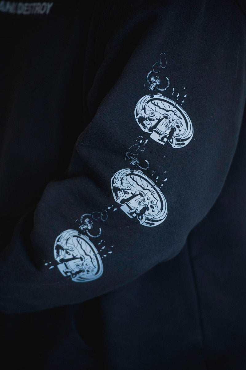LINE CLOTHING - Men - Apparel - Top LINE *23W*  Men's Ski & Destroy Hoodie