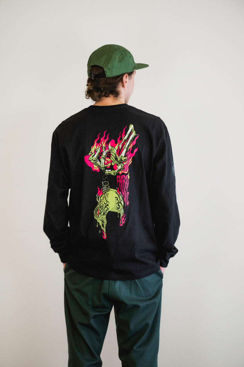 LINE CLOTHING - Men - Apparel - Top LINE *23W*  Men's Ski & Destroy Ls Tee