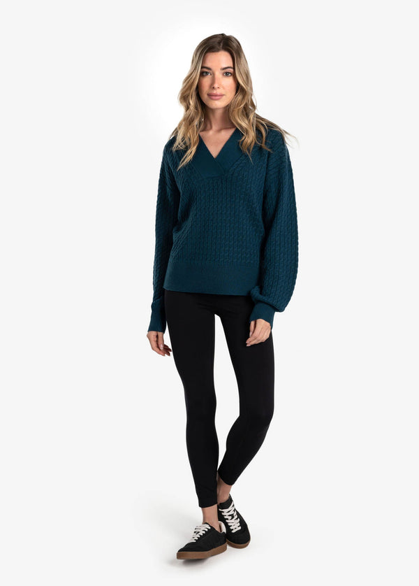 LOLE CLOTHING - Women - Apparel - Top Lole *23W*  Camille V-Neck Sweater