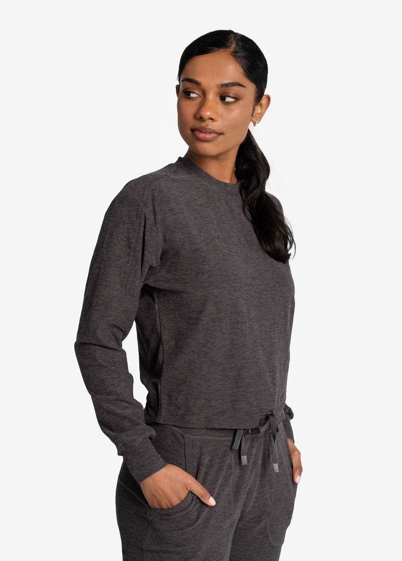 LOLE CLOTHING - Women - Apparel - Top Lole *23W*  Om Tech Crew Neck
