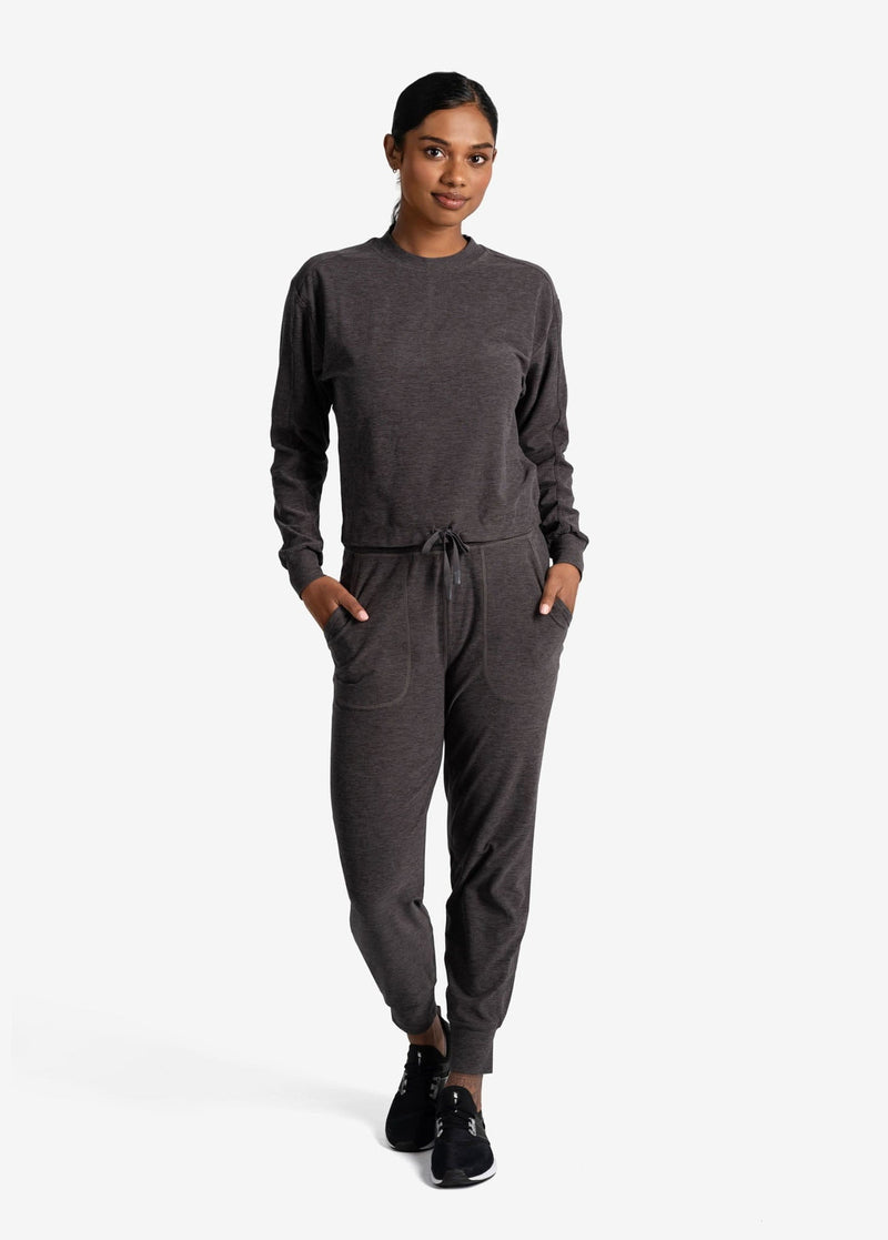 LOLE CLOTHING - Women - Apparel - Top Lole *23W*  Om Tech Crew Neck