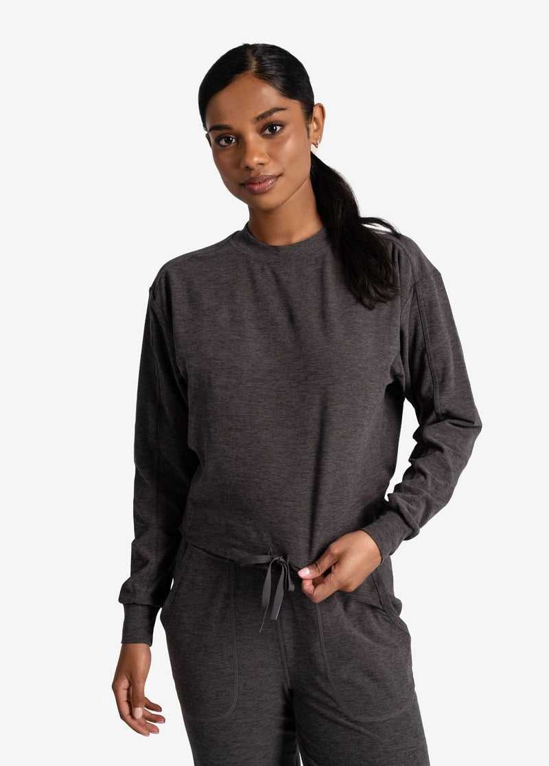 LOLE CLOTHING - Women - Apparel - Top Lole *23W*  Om Tech Crew Neck