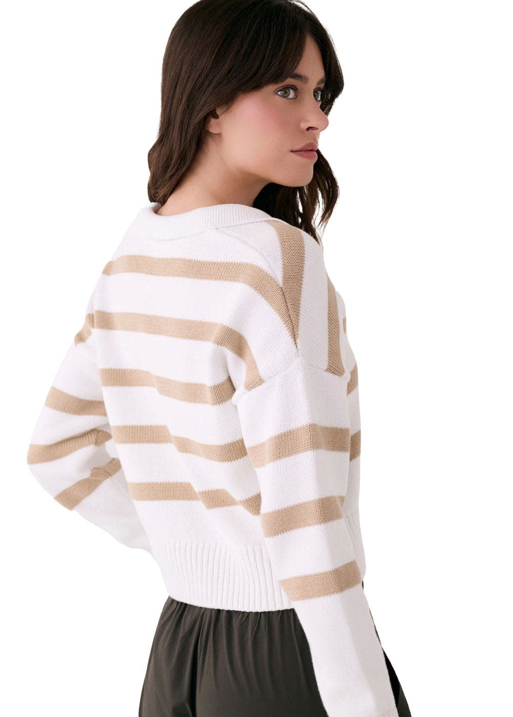 LOLE CLOTHING - Women - Apparel - Top Lole *26S*  Club Polo Sweater
