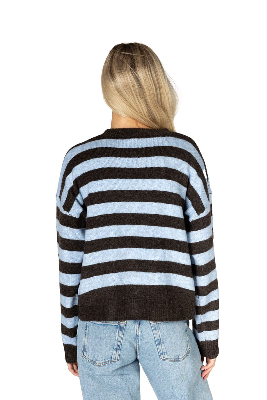 Lyla + Luxe Sweater Women's Jessie Heart Strip Sweater