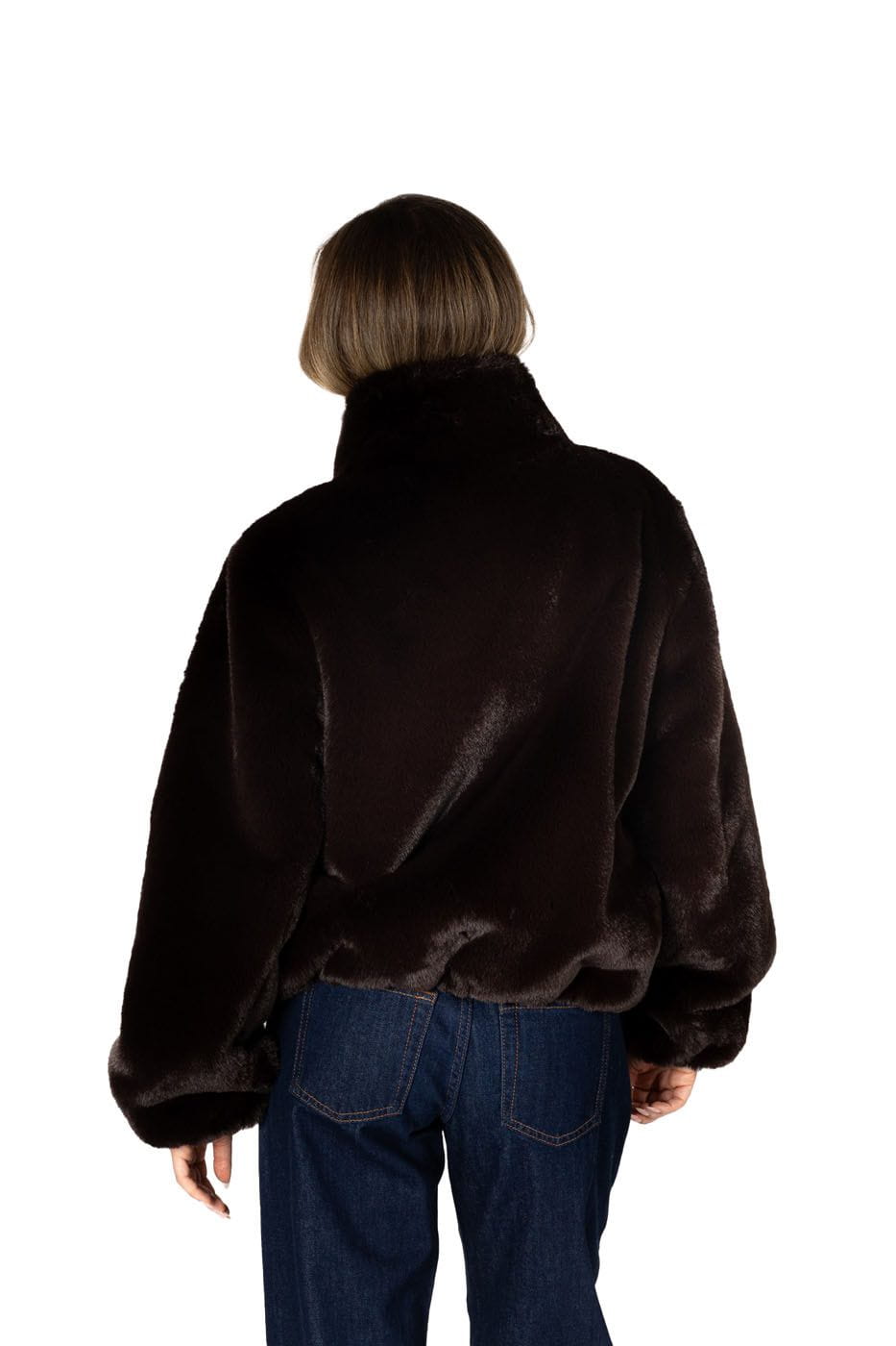 Lyla + Luxe Jacket Women's Kendra Faux Fur Short Coat