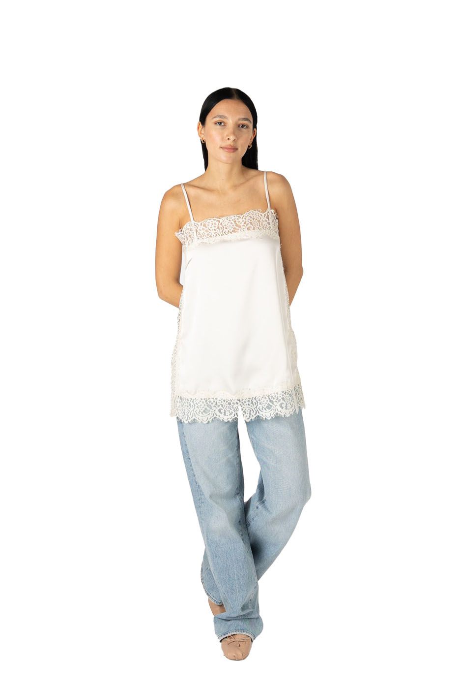 Lyla + Luxe Cami Women's Lace Cami Top