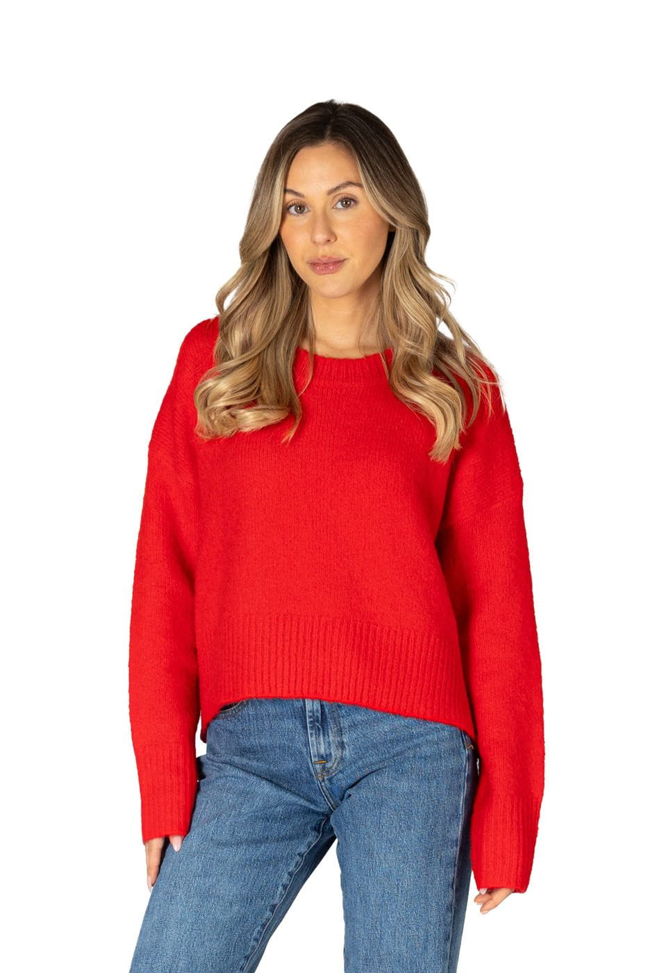 Lyla + Luxe Sweater Women's Timmy Must Have Crew Sweater