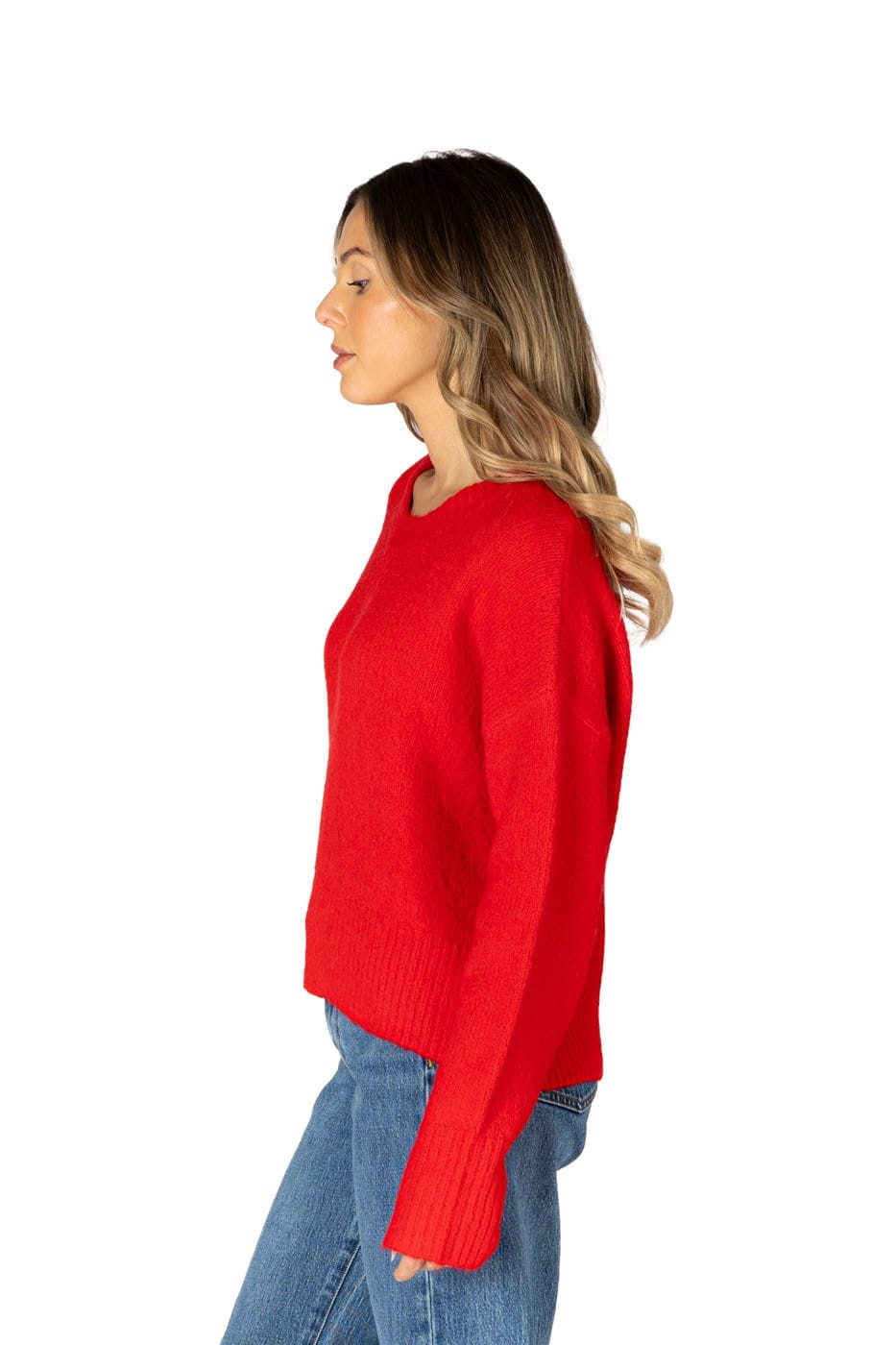 Lyla + Luxe Sweater Women's Timmy Must Have Crew Sweater
