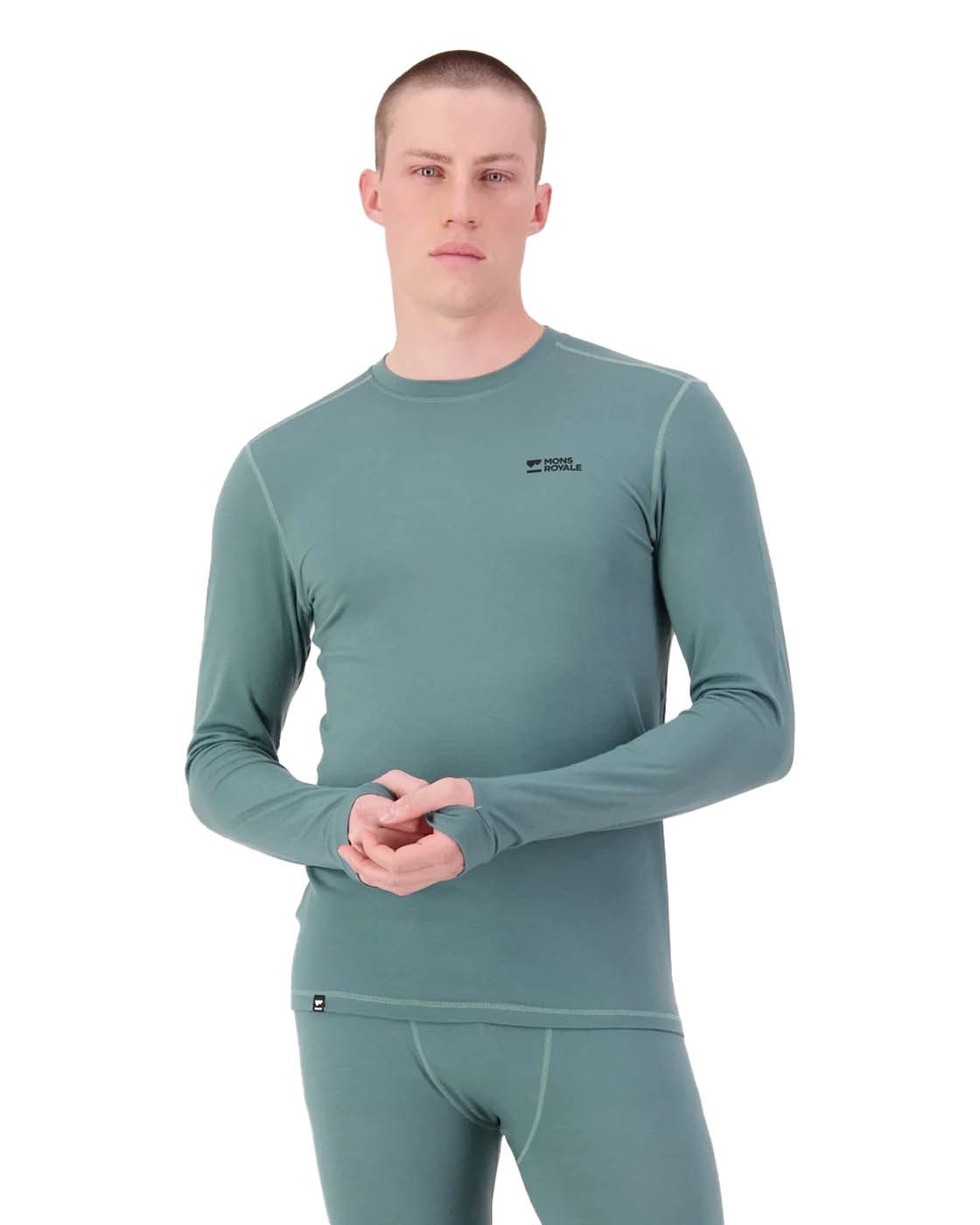 Mons Royale Base Layer Tops Men's Cascade Merino Base Layer LS
