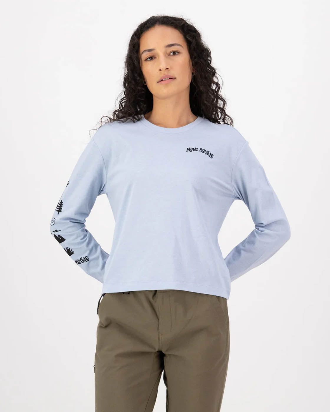 Mons Royale CLOTHING - Women - Apparel - Top Mons Royale *25W* W's Yonder Merino Organic Cotton LS