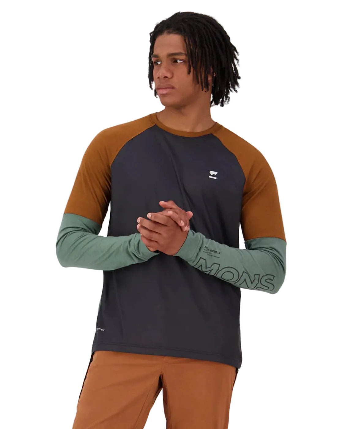 Mons Royale CLOTHING - Bike - Jersey Mons Royale *26S* Mens Tarn Merino Bike Wind Jersey
