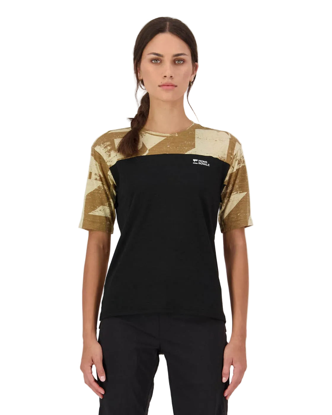 Mons Royale CLOTHING - Bike - Jersey Mons Royale *26S* Womens Diversion Merino Bike Jersey Short Sleeve