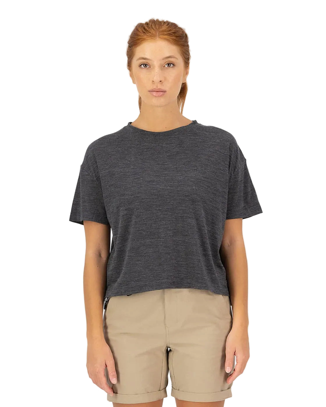 Mons Royale CLOTHING - Bike - Jersey Mons Royale *26S* Womens Zephyr Merino Tencel™ Boxy T-Shirt
