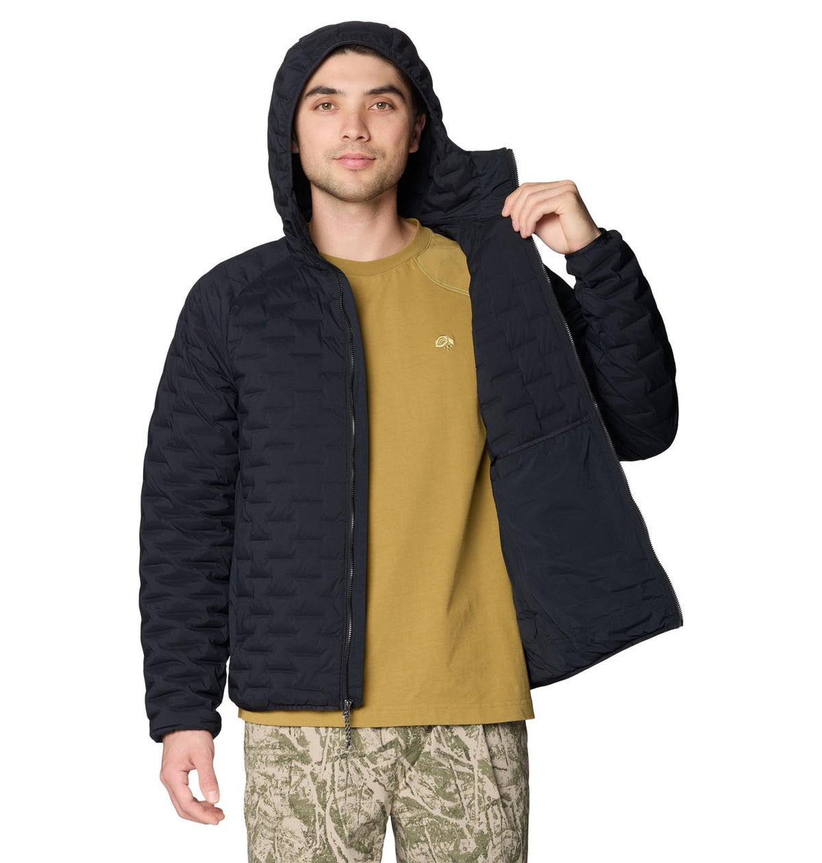 Mountain Hardwear CLOTHING - Men - Outerwear - Jacket MHW *26W*  Mens Stretchdown™ Light Hooded Jacket