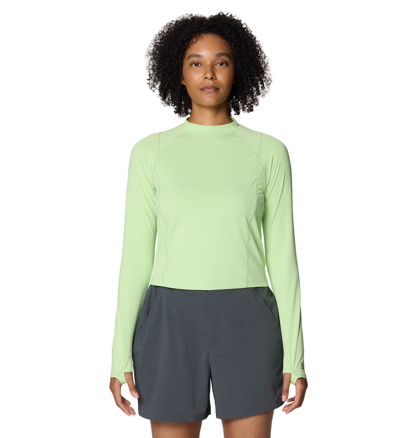 Mountain Hardwear CLOTHING - Women - Apparel - Top MHW *S26* Women's Crater Lake™ Long Sleeve Crop