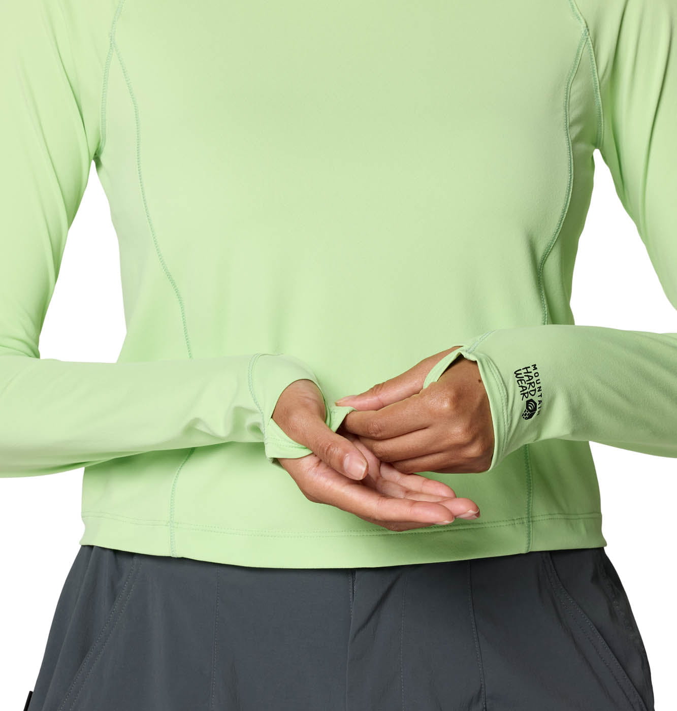Mountain Hardwear CLOTHING - Women - Apparel - Top MHW *S26* Women's Crater Lake™ Long Sleeve Crop