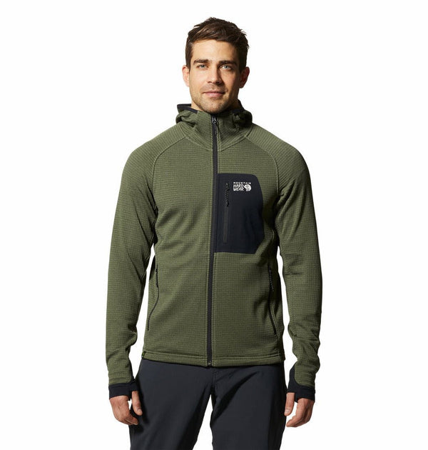 Mountain Hardwear CLOTHING - Men - Apparel - Top Mountain Hardwear *23W*  M Polartec Power Grid Full Zip Hoody