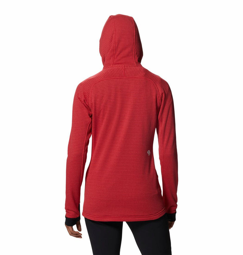 Mountain Hardwear Full Zip Fleece Women's  Polartec Power Grid Full Zip Hoody