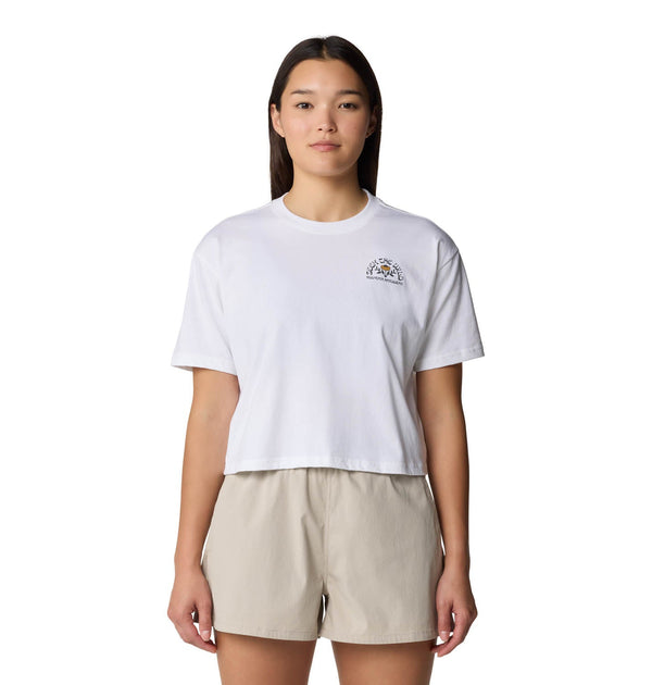 Women's Seek Floral Boxy Crop Short Sleeve Mountain Hardwear