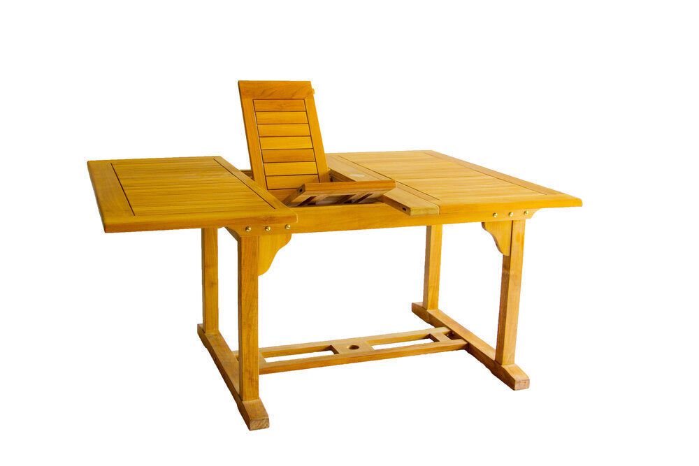 Classic Dual Extension Square Table 1.2/1.8m Muskoka Teak