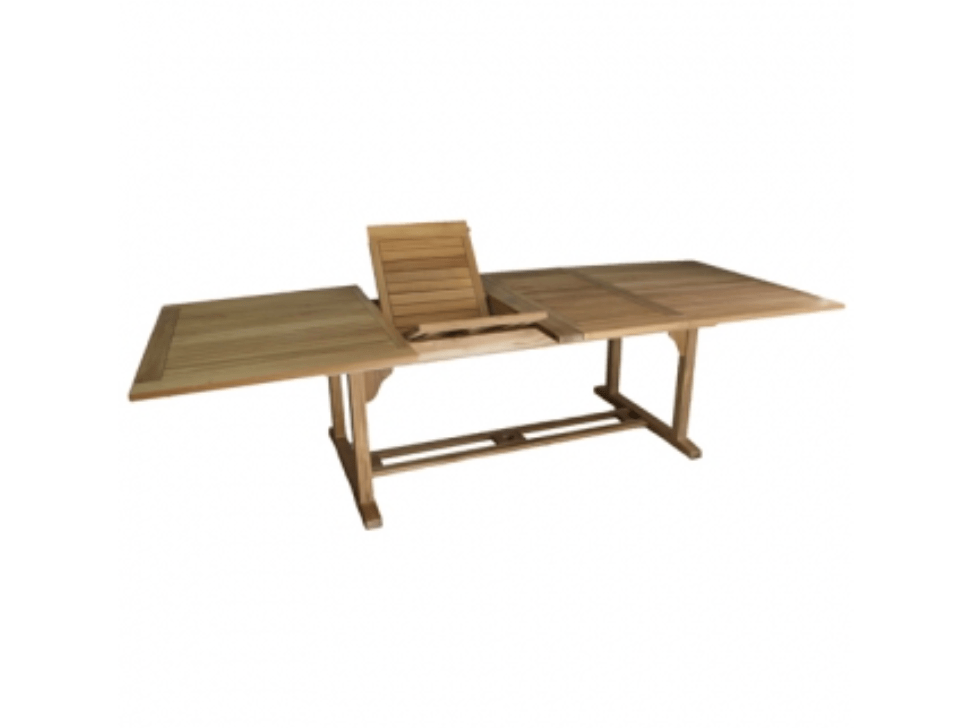 Classic Dual Rectangular Extension Table 2/3m - Dual 300 Muskoka Teak