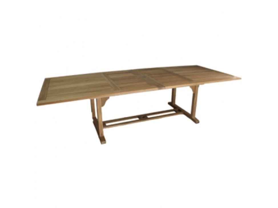 Muskoka Teak FURNITURE - Furniture Muskoka Teak Classic Dual Rectangular Extension Table 2/3m - Dual 300