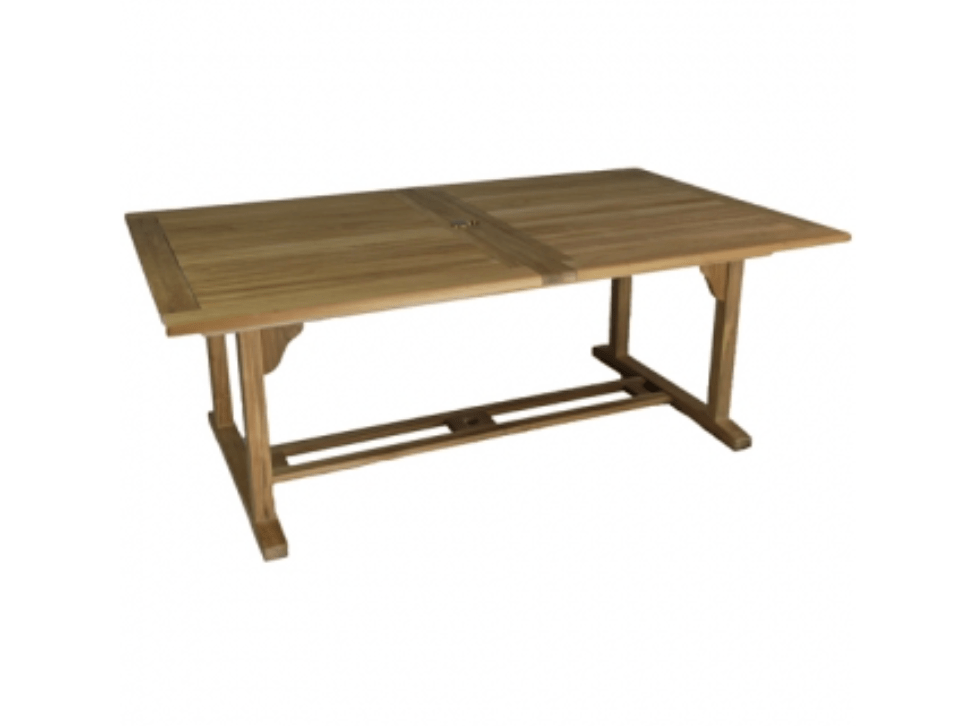 Classic Dual Rectangular Extension Table 2/3m - Dual 300 Muskoka Teak