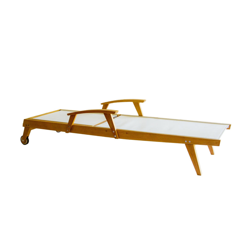 Rosseau Sun Lounger Muskoka Teak