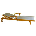 Muskoka Teak FURNITURE - Furniture Muskoka Teak Rosseau Sun Lounger