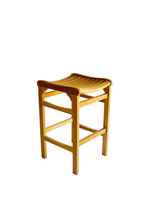 Muskoka Teak FURNITURE - Furniture Muskoka Teak Starboard Barstool No Back