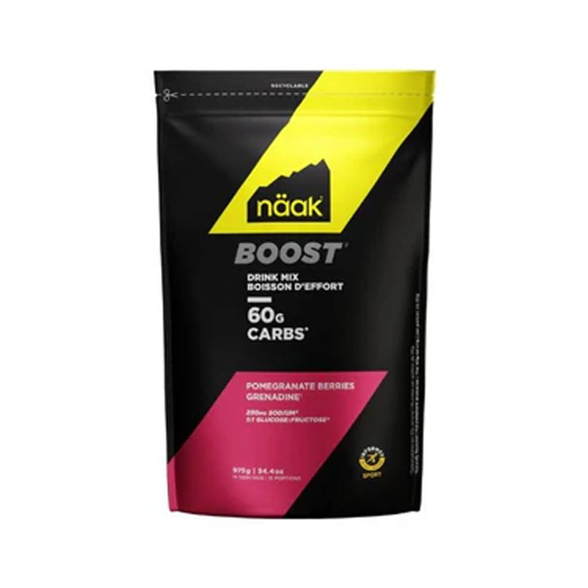 Naak Hydration Drink Boost Energy Drink Mix - Pomegranate Berries - 975g
