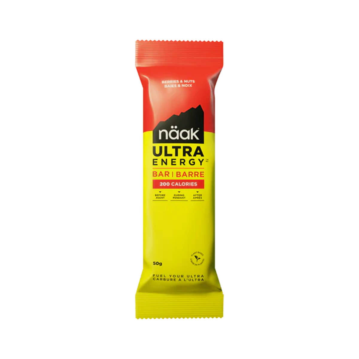 Naak Bars Energy Bar - Barries & Nuts - 50g