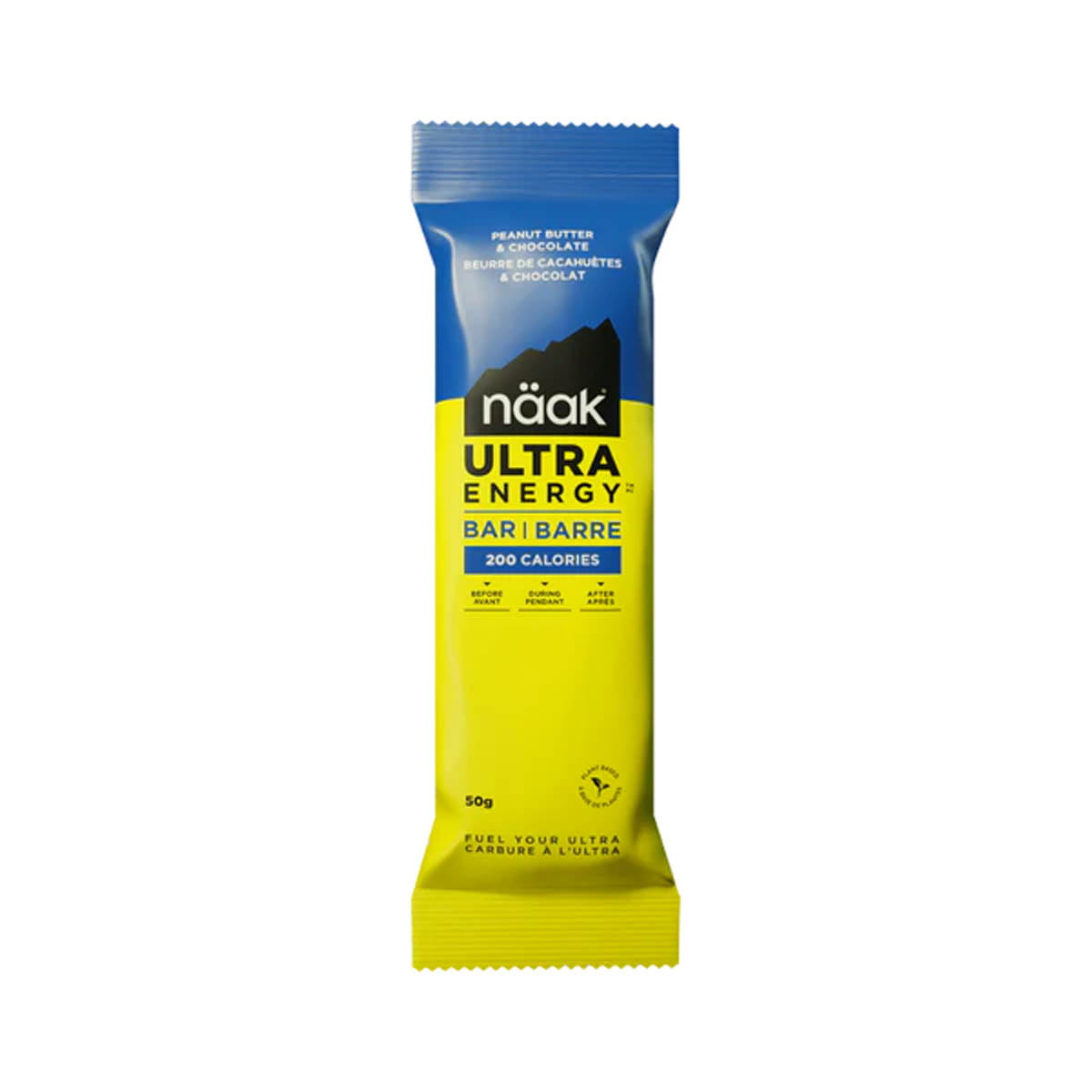 Naak Bars Energy Bar - Peanut Butter & Chocolate - 50g