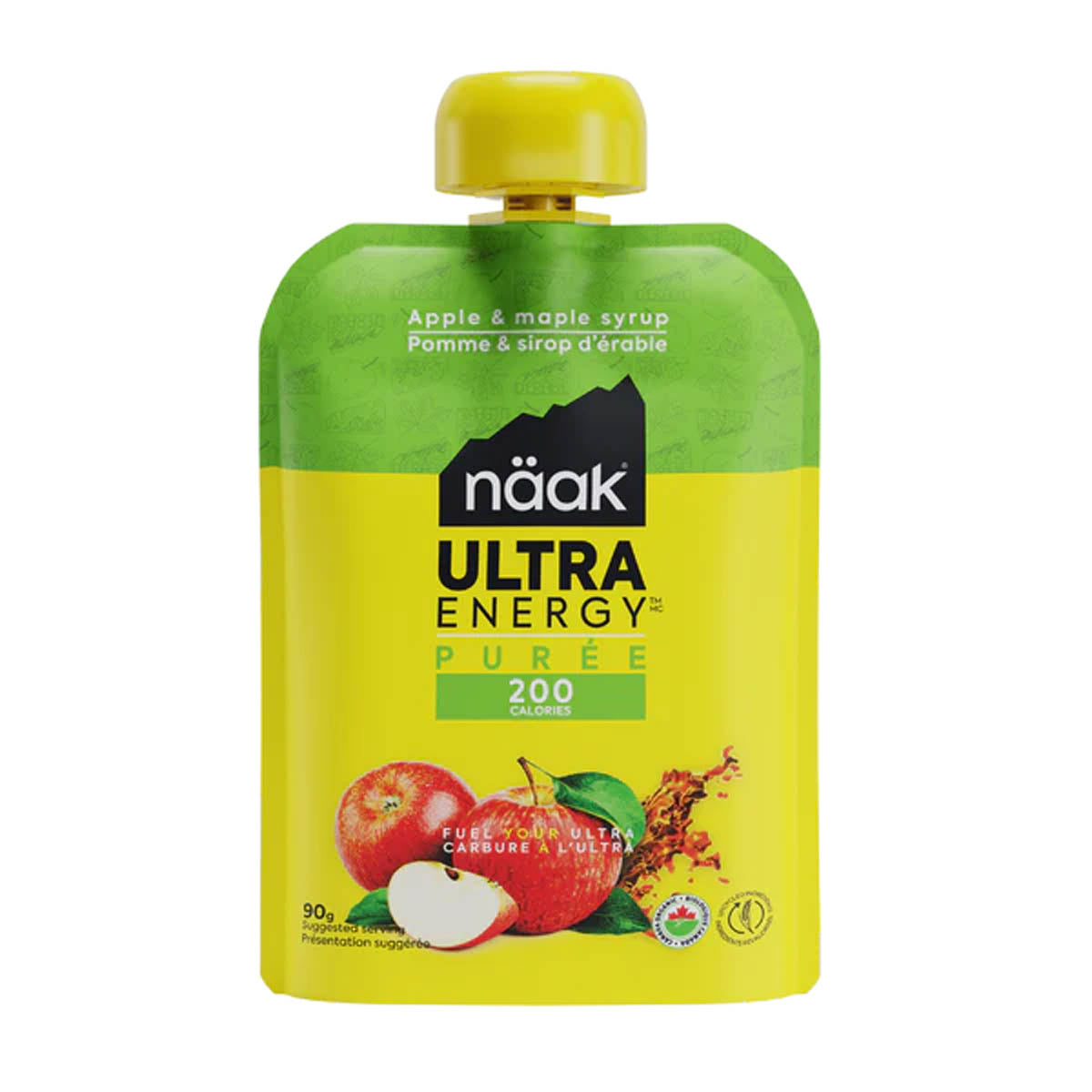 Naak Gels Energy Puree - Apple & Maple Syrup - 90g
