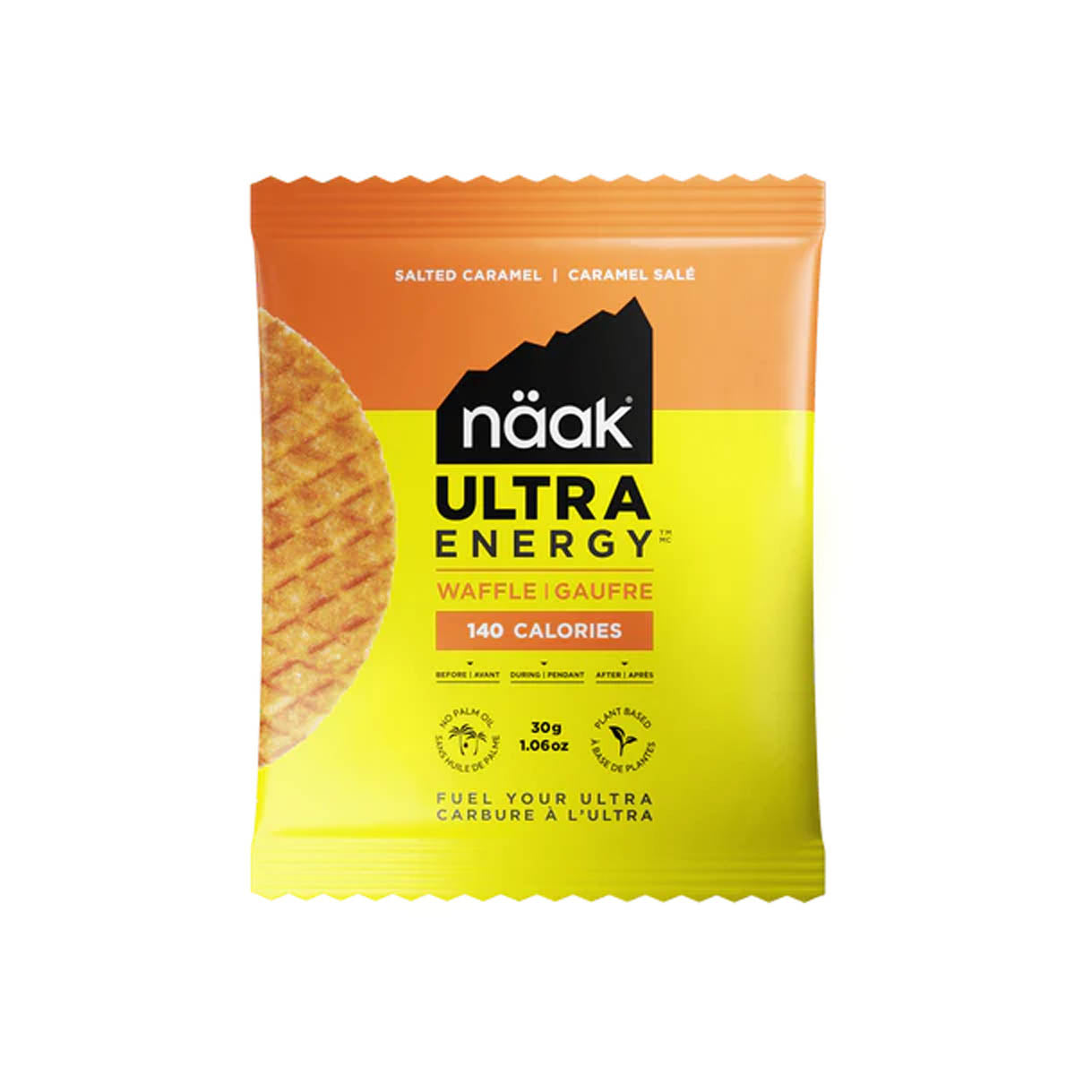 Naak Bars Energy Waffle - Salted Caramel 30g