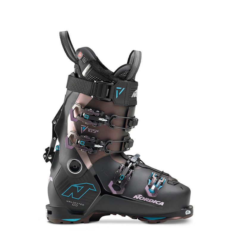 Nordica SKI - Boots Nordica *23W*  Unlimited 105 W DYN Black - Irid Purple - Red