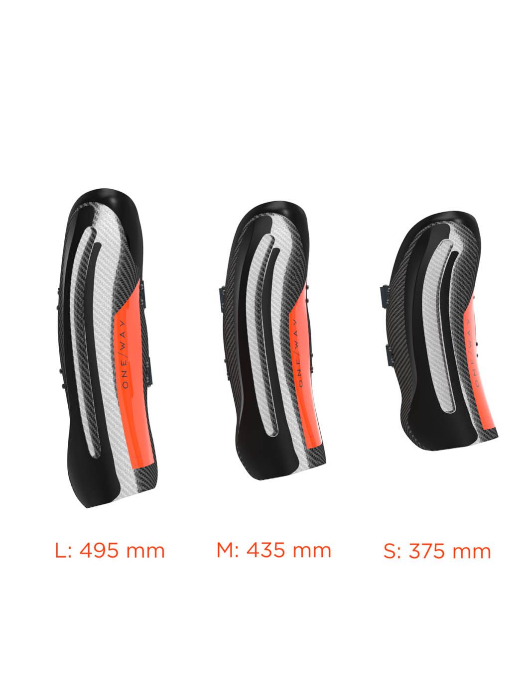 ONE/WAY Shin Guard Unisex Carbon Shin Guard WC Pro