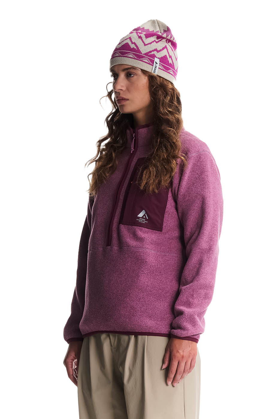 Women's Hunter Fleece Half Zip Orage