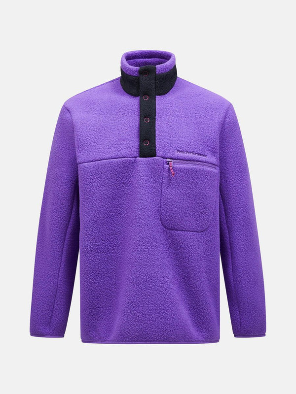 Peak Performance CLOTHING - Men - Apparel - Top Peak Performance *23W*  M Fleece Snap T-Neck