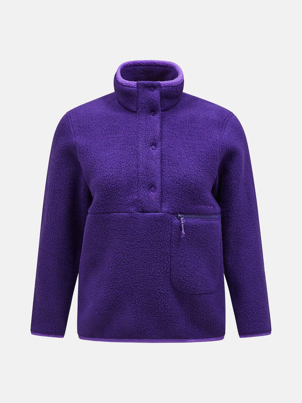 Peak Performance CLOTHING - Women - Apparel - Top Peak Performance *23W*  W Fleece Snap T-Neck