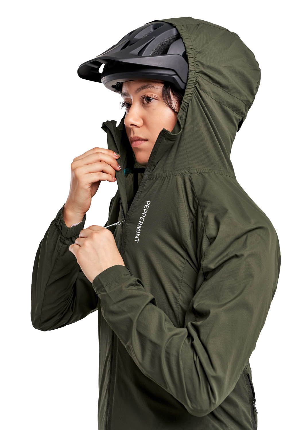 Women's Mountain Bike Wind Jacket Peppermint