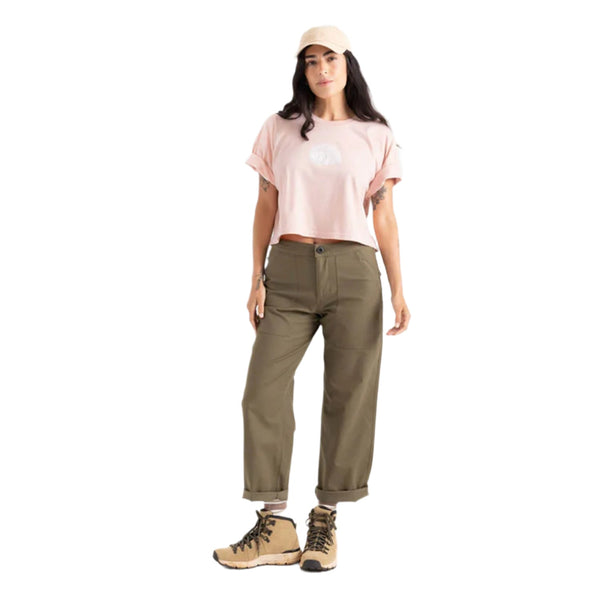Roark T-Shirt Women's Striped Shell Cropped Boxy