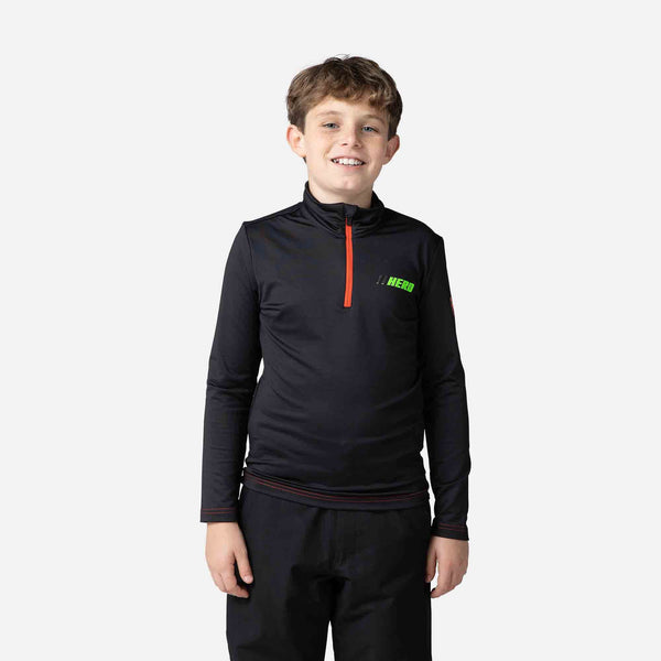 Rossignol CLOTHING - Kids - Apparel - Top Rossignol *23W*   Boy Hero 1/2 Zip Warm Stretch