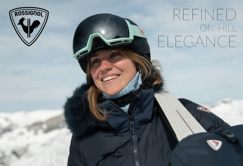 woman on a ski hill