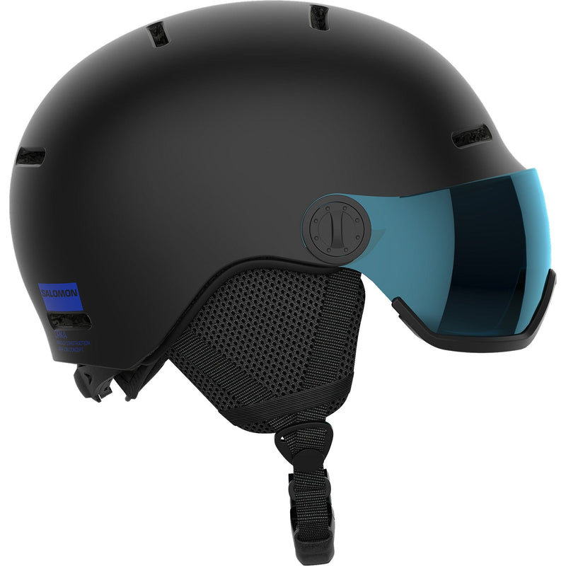 Salomon SKI - Helmets Salomon *23W*  HELMET ORKA VISOR Blk/Un FLS BLUE